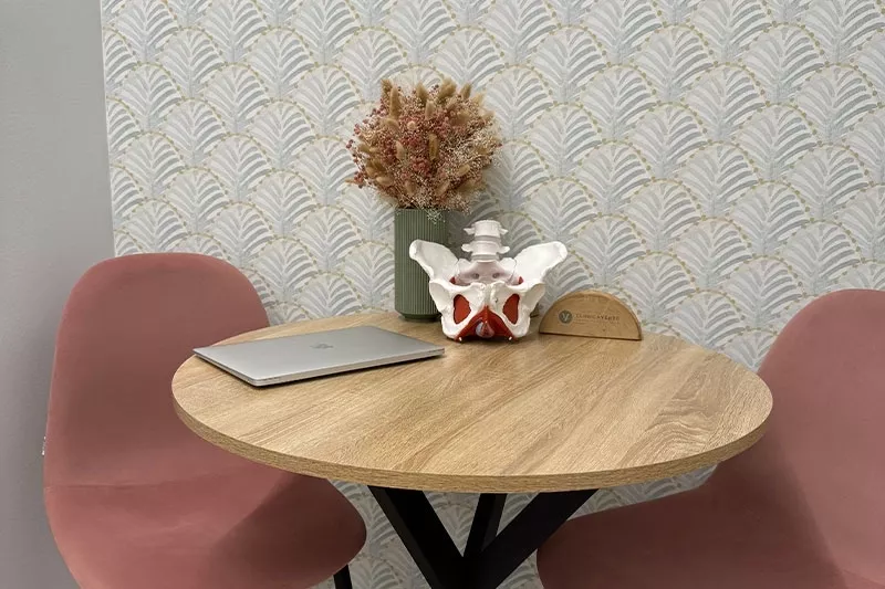 Vista interior de la Clínica Yenes en Palencia